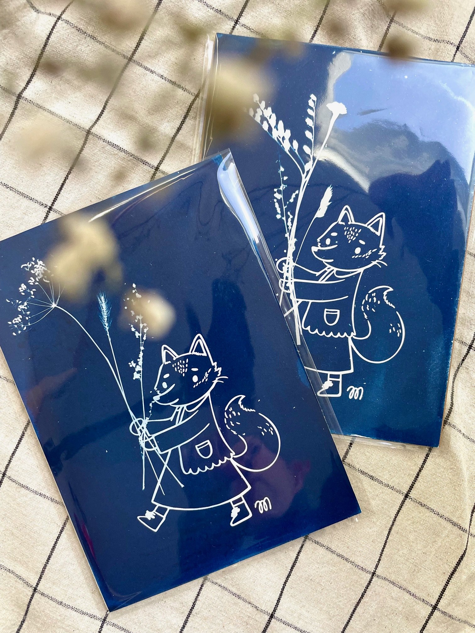 Cyanotype - "Balade bleue"